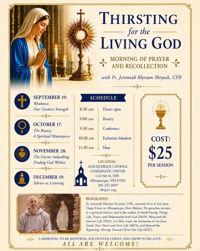 Thirsting for the Living God Event